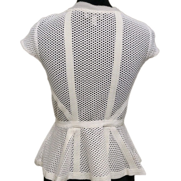 Bebe Peplum Top-Size Small - Picture 10 of 16